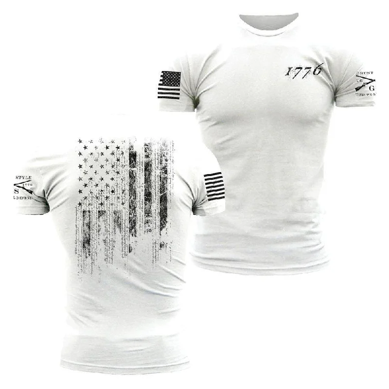 1776 Flag T-Shirt - White