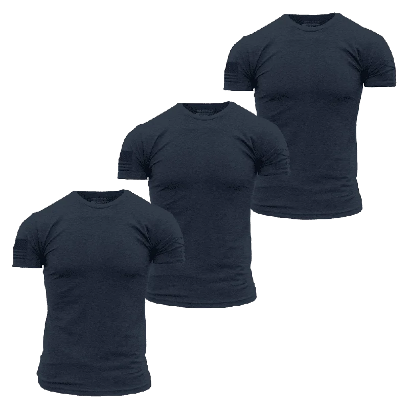 Basic T-Shirts - Navy - 3 Pack