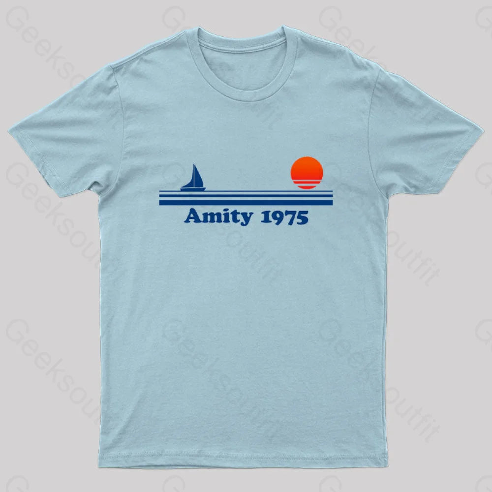 Amity 1975 Jaws Nerd T-Shirt