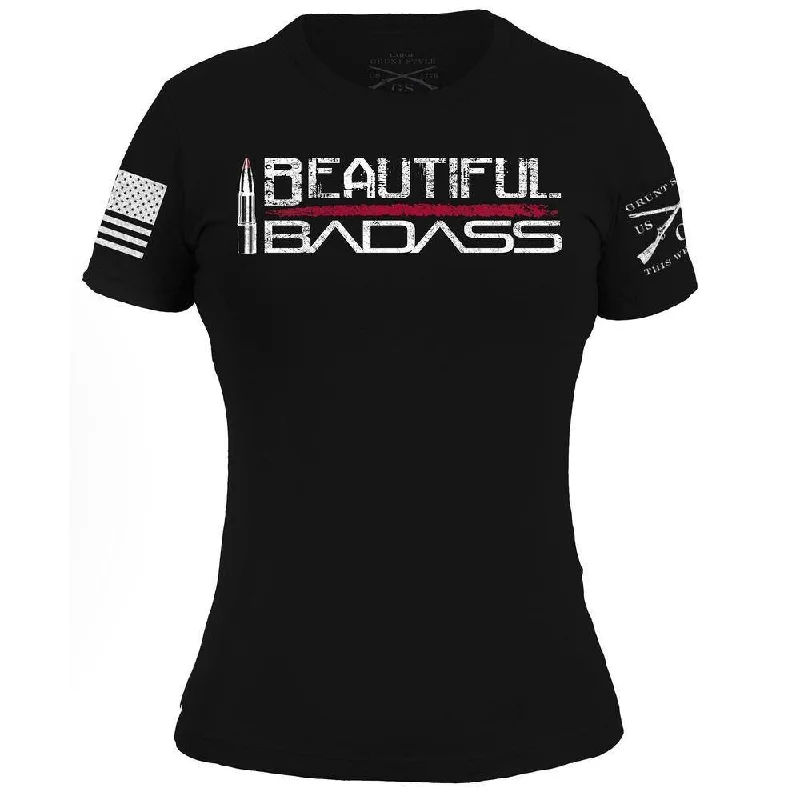 Women's Beautiful Badass T-Shirt - Black