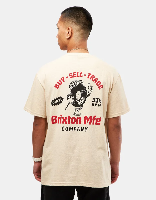 Brixton Rhythmic T-Shirt - Cream