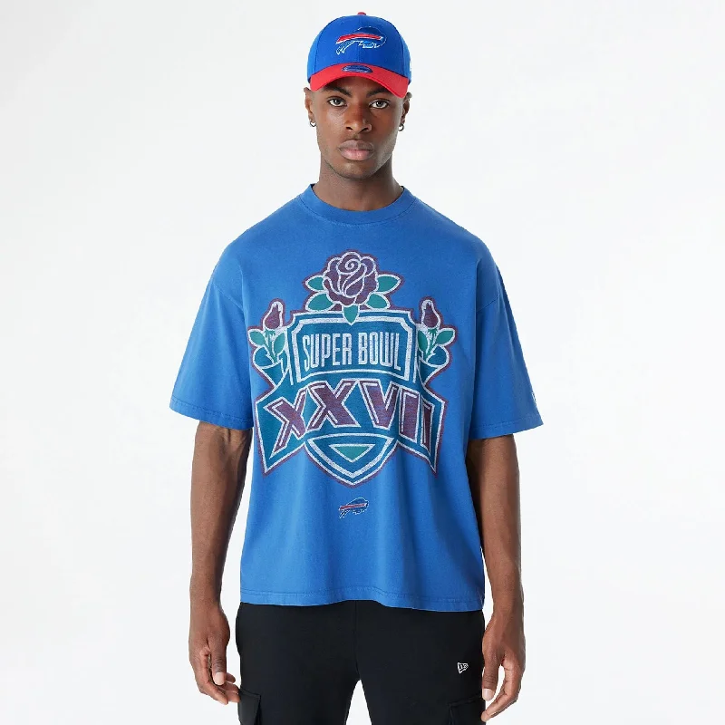 Buffalo Bills Oversized Essential Blue Oversized T-Shirt