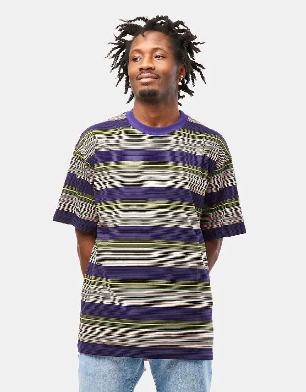 Carhartt WIP Coby T-Shirt - Colby Stripe/Tyrian