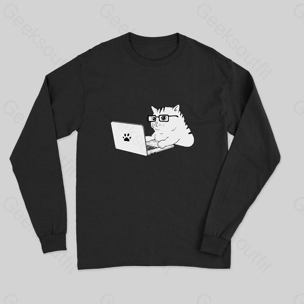 Cats & Computers Long Sleeve T-Shirt