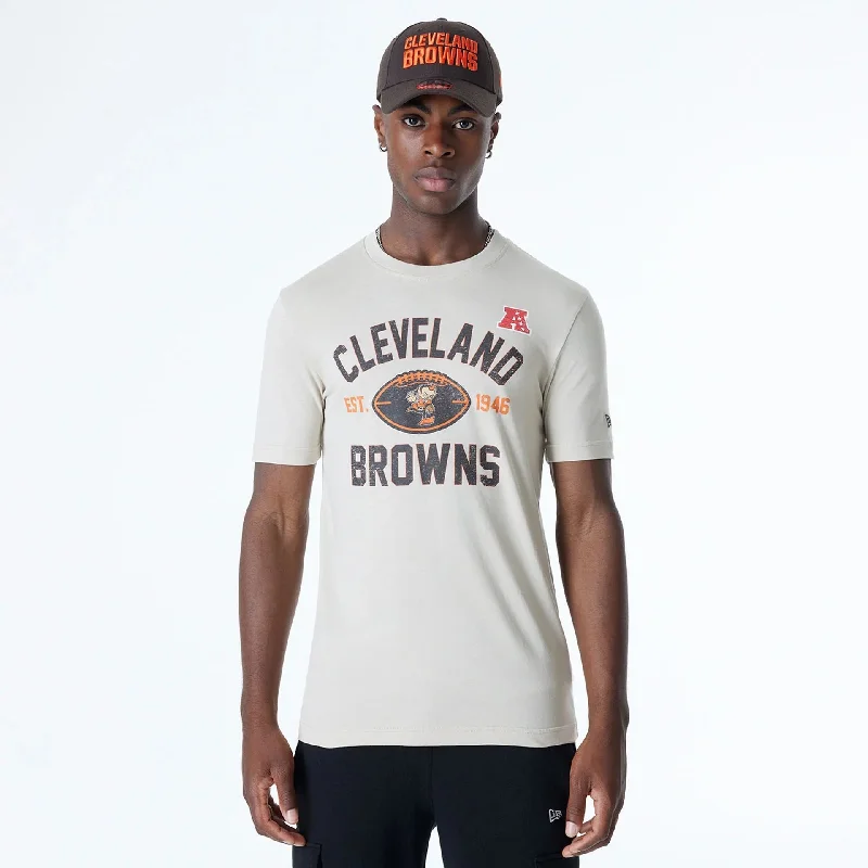 Cleveland Browns NFL 3rd Down Historic Light Beige T-Shirt