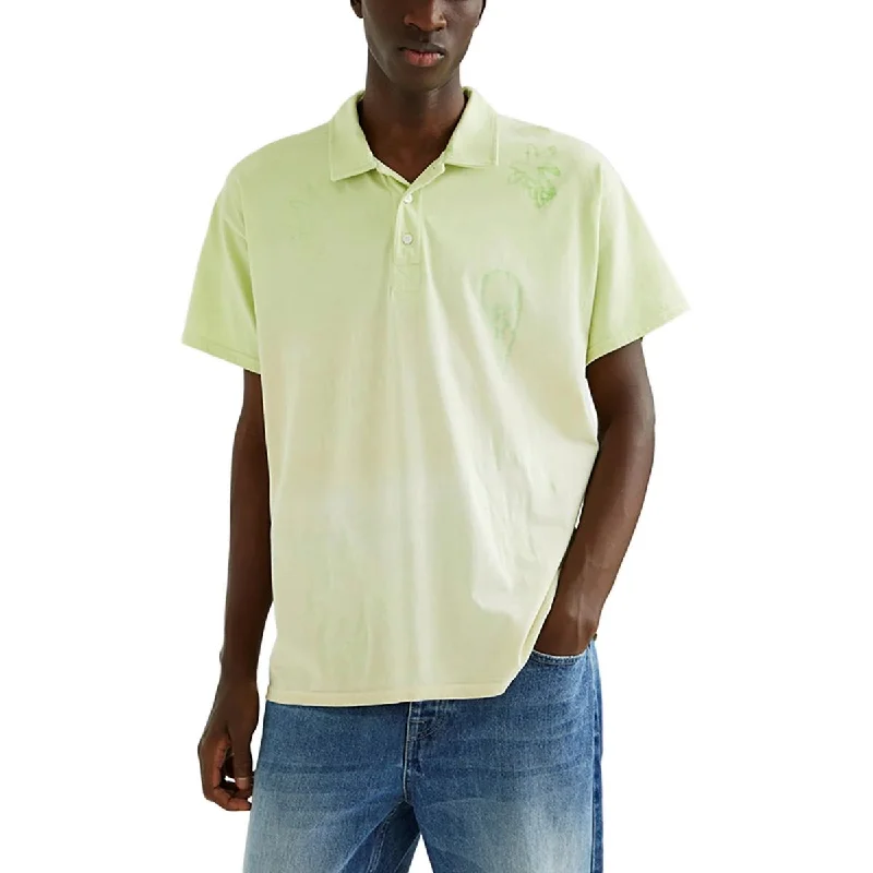 Desigual Mens Collar Short Sleeve Polo