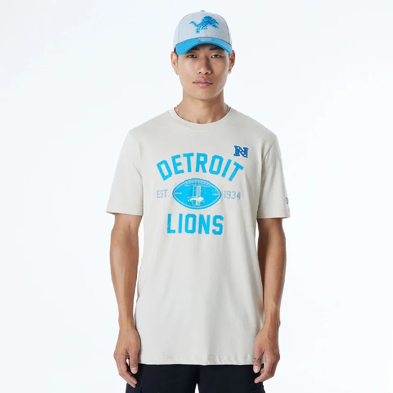 Detroit Lions NFL 3rd Down Historic Light Beige T-Shirt