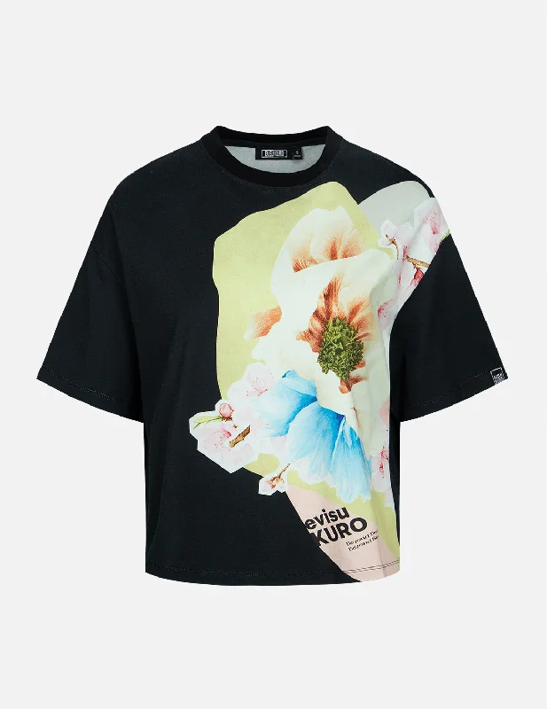 Floral Collage Print T-shirt