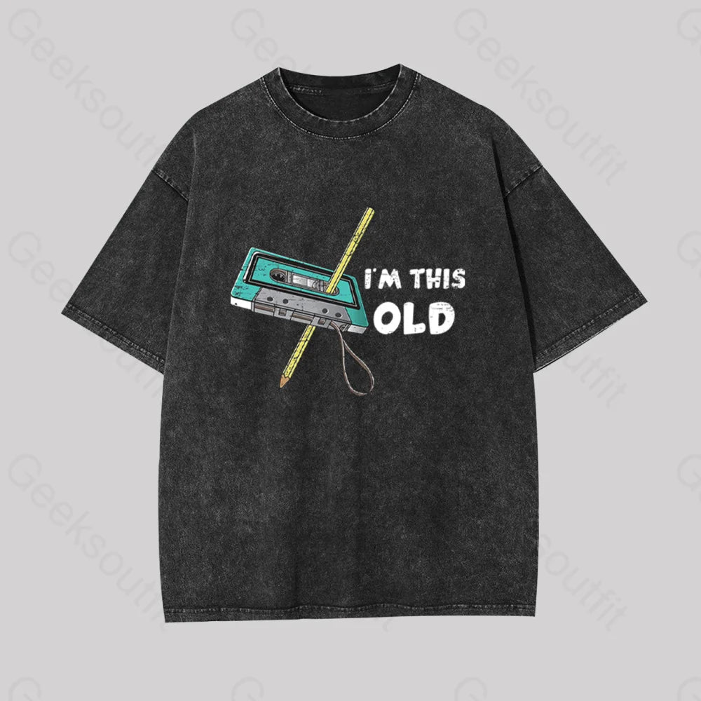 I‘m This Old Geek Washed T-shirt