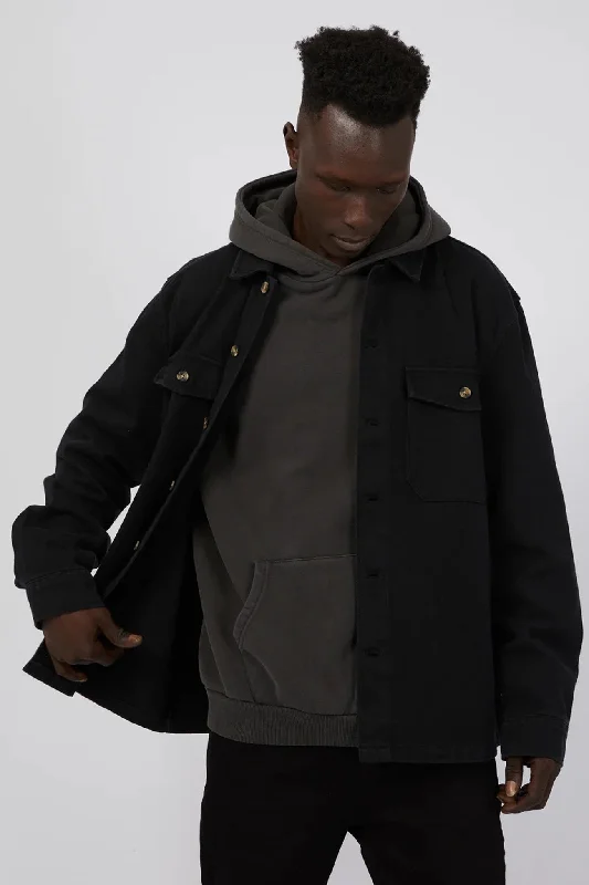 Jasper Overshirt Black