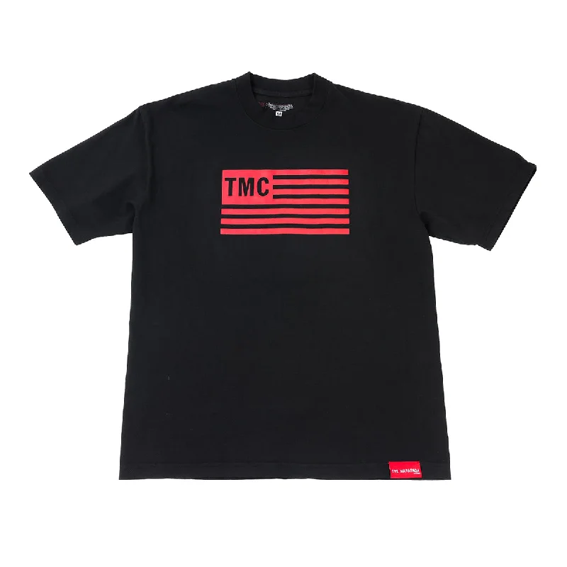 Limited Edition TMC Flag T-Shirt - Black/Red