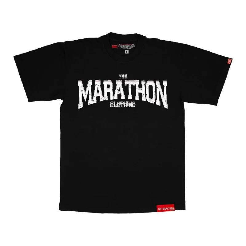 Marathon Clothing Beveled T-Shirt - Black