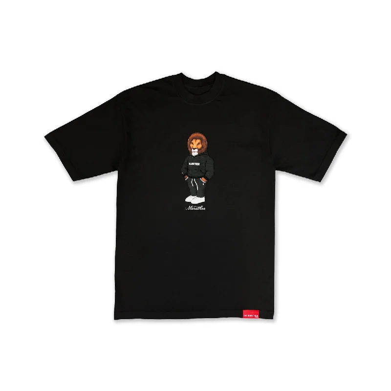 Marathon Lion T-Shirt - Black