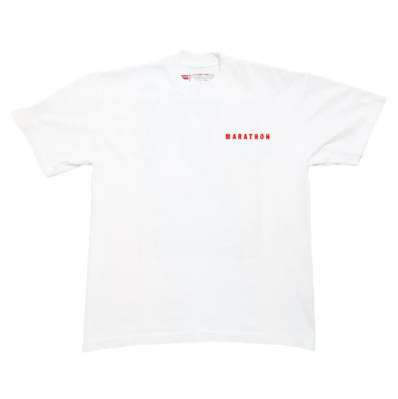 Marathon Signature Classic T-Shirt - White/Red