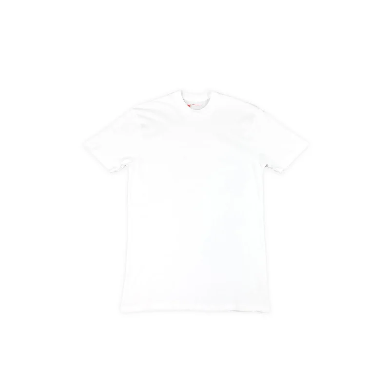 Marathon Shoulder T-Shirt (Ultra Fitted) - White/Red