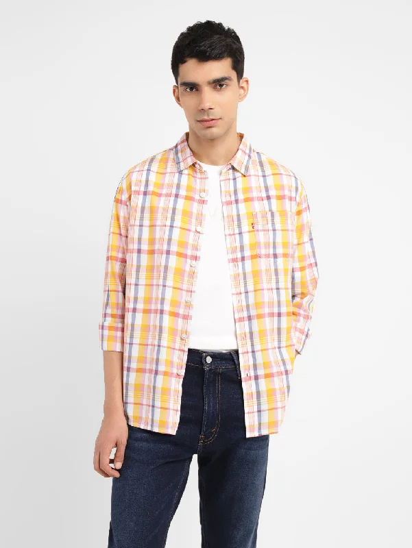 Men's Checkered Slim Fit Shirt