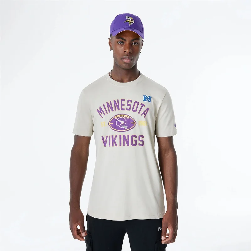 Minnesota Vikings NFL 3rd Down Historic Light Beige T-Shirt