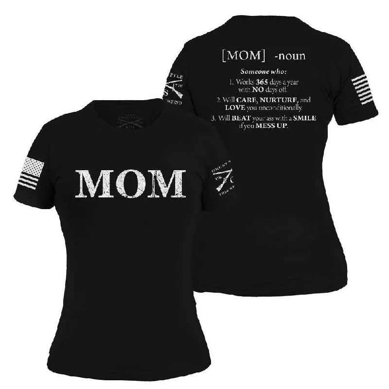 Women's Mom Defined T-Shirt - Black