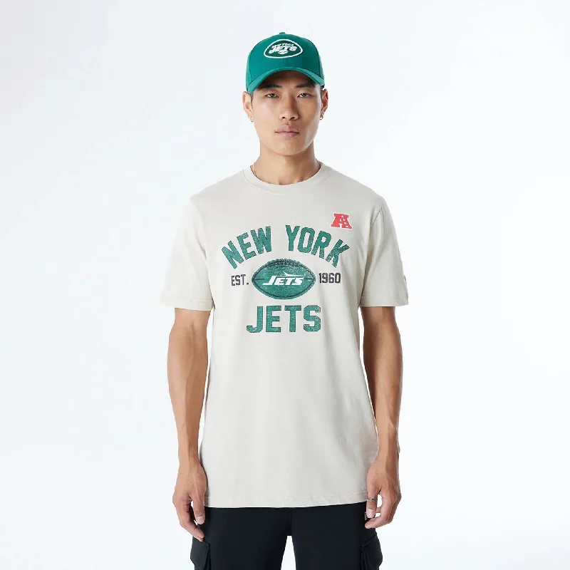 New York Jets NFL 3rd Down Historic Light Beige T-Shirt