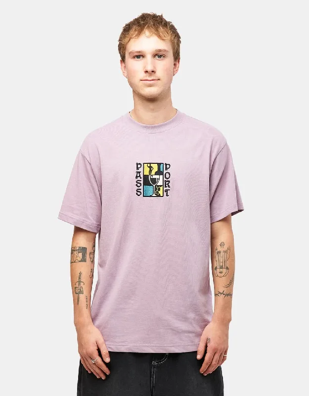 Pass Port Dine Em' T-Shirt - Dusty Lilac