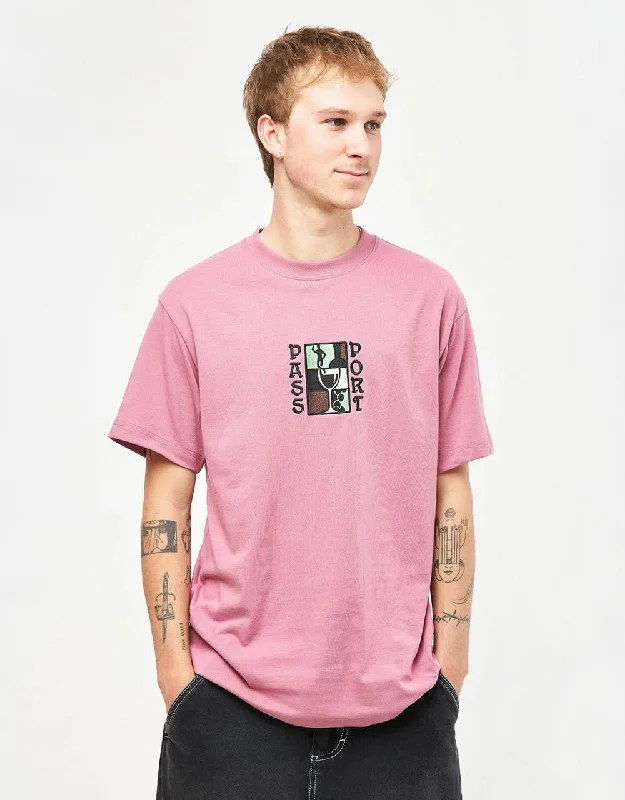 Pass Port Dine Em' T-Shirt - Washed Berry