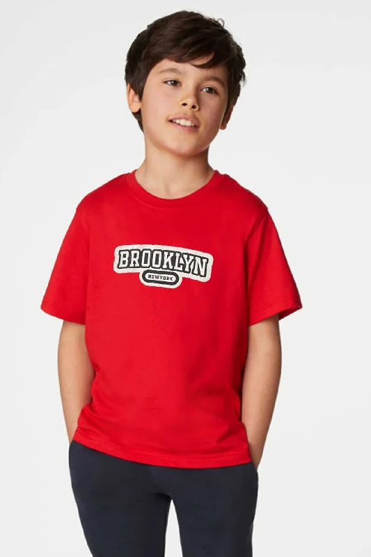 Polo Republica Boy's Brooklyn Newyork Printed Tee Shirt