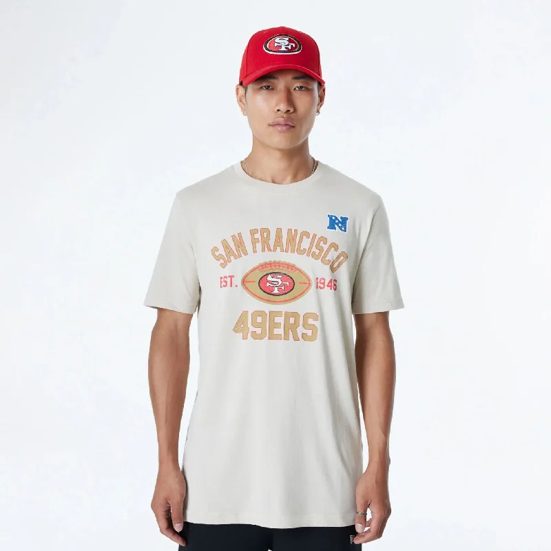 San Francisco 49ers NFL 3rd Down Historic Light Beige T-Shirt