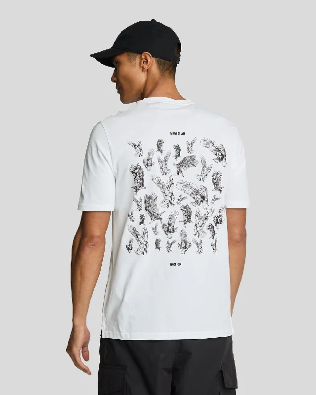 Scattered Eagles Graphic T-Shirt