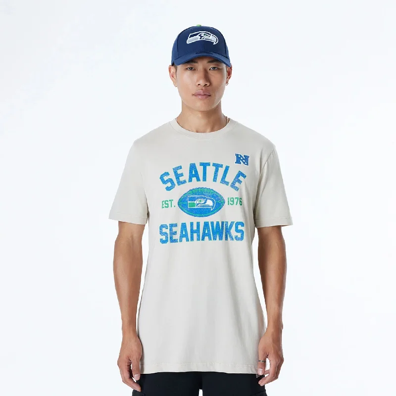 Seattle Seahawks NFL 3rd Down Historic Light Beige T-Shirt