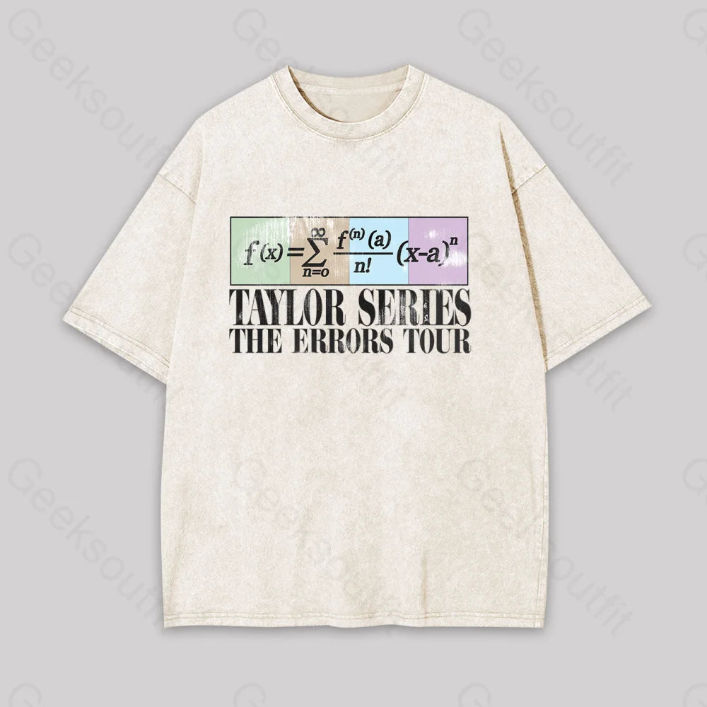 Taylor Series The Errors Tour Geek Washed T-shirt