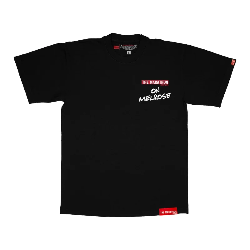 The Marathon Rooftop “ON MELROSE” T-Shirt - Black