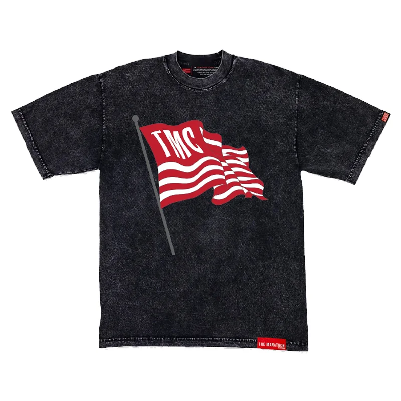 TMC Flag Post T-Shirt - Carbon Washed Black