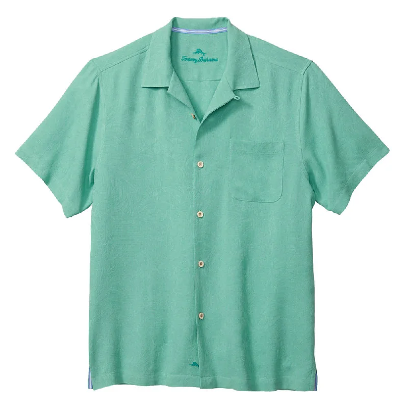 Tommy Bahama Big & Tall Tropic Isles Camp Shirt - Azul Mar