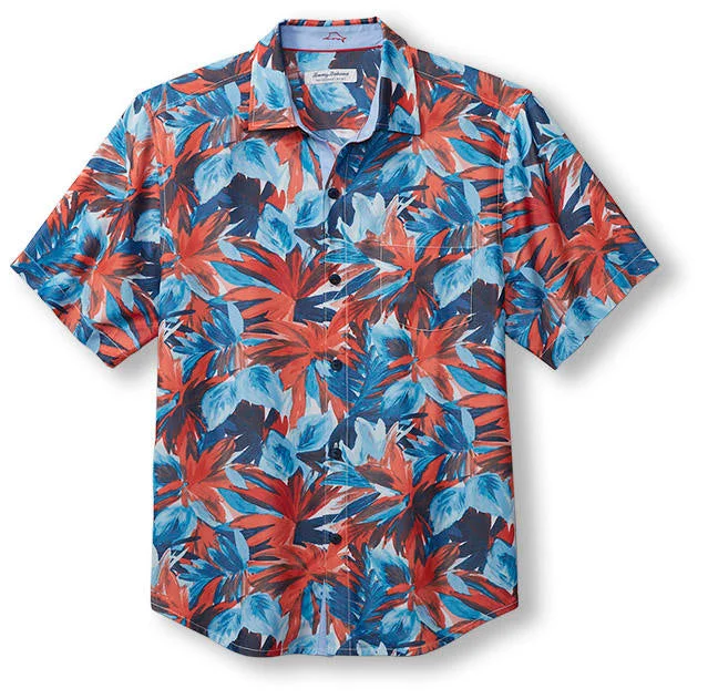 Tommy Bahama Coconut Point Firecracker Camp Shirt - Poppy Red