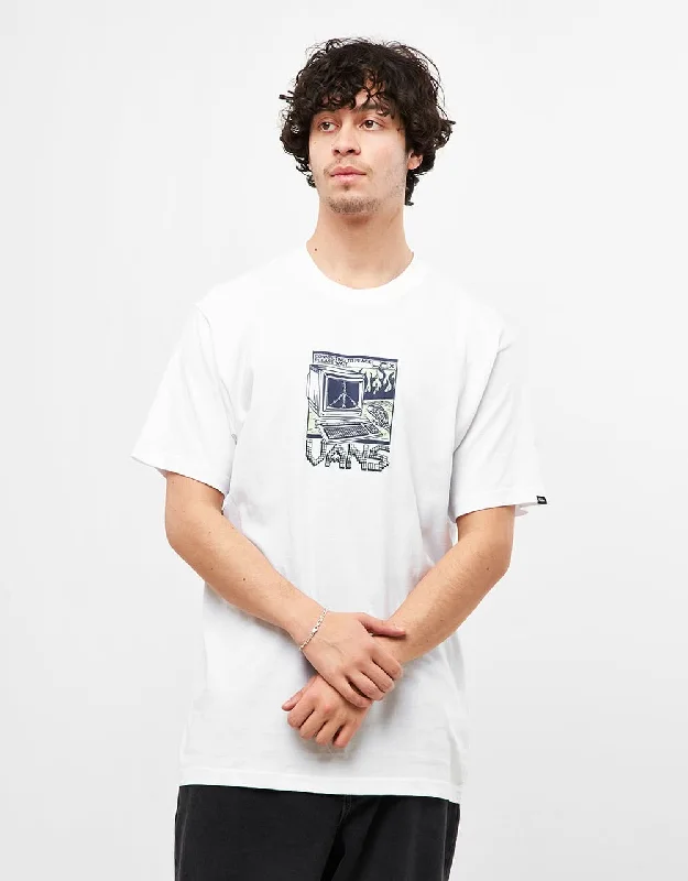 Vans Throwback Peace Machine T-Shirt - White