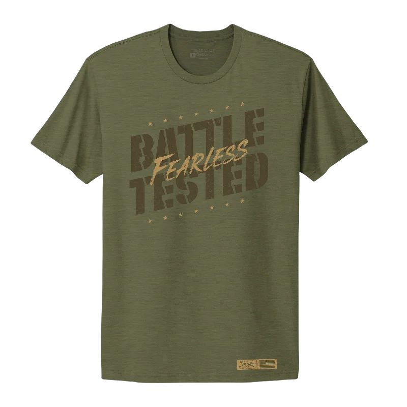 Women's Fearless Boyfriend Fit T-Shirt - Military Green