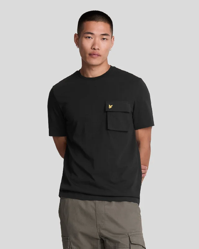 Woven Pocket T-Shirt