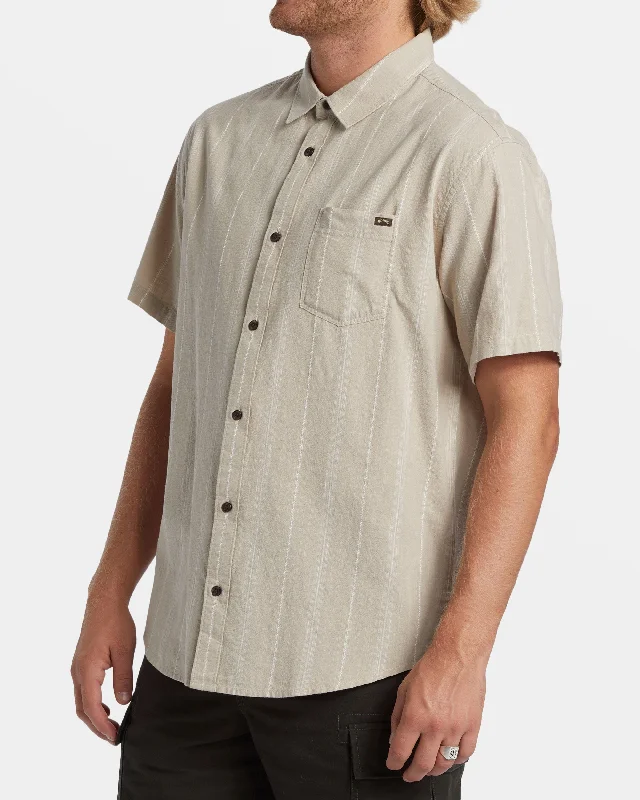 All Day Stripe Short Sleeve Shirt - Chino