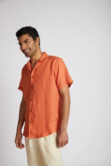 Arrow Resort Shirt Orange