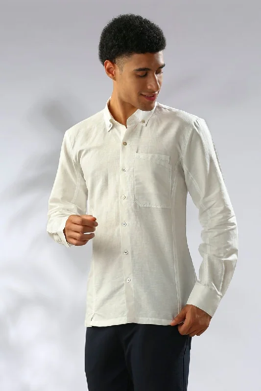 Aspen Button Down Shirt - White