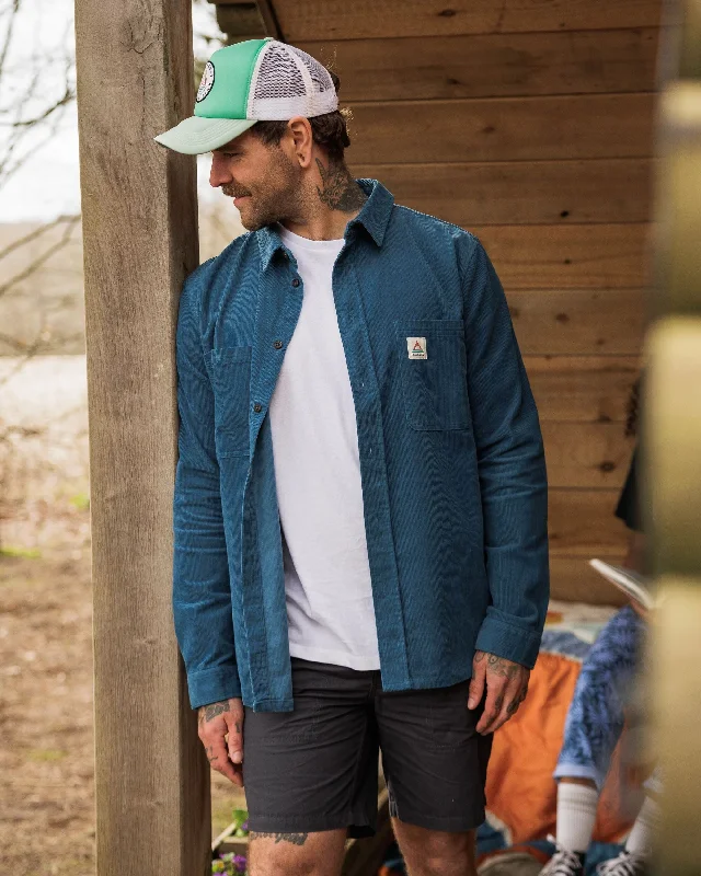 Backcountry Recycled Cord Shirt - Blue Steel