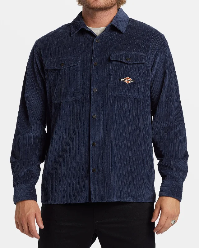 Bong Days Long Sleeve Shirt - Dusty Navy