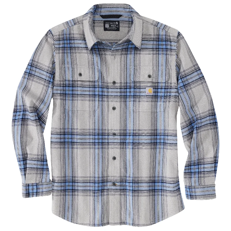 Carhartt Loose Fit Heavyweight Long Sleeve Plaid Flannel Shirt