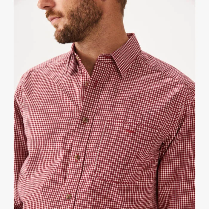 R.M.Williams - Collins Shirt - Check -  Red & White