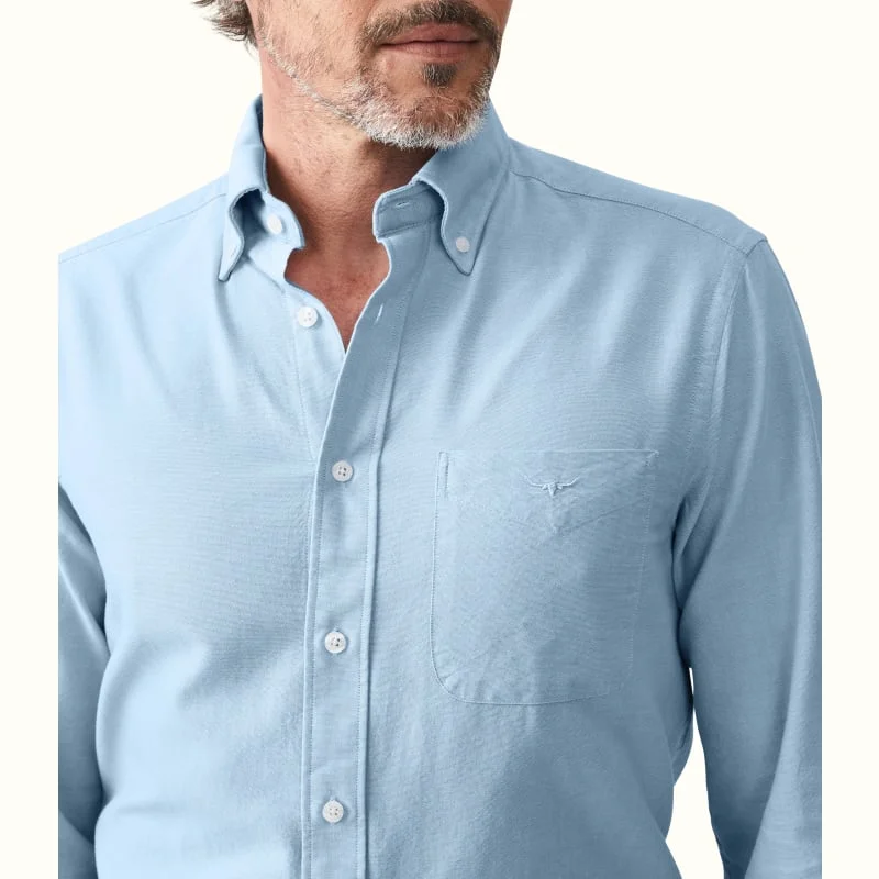 R.M.Williams - Collins Shirt - Oxford - Light Blue