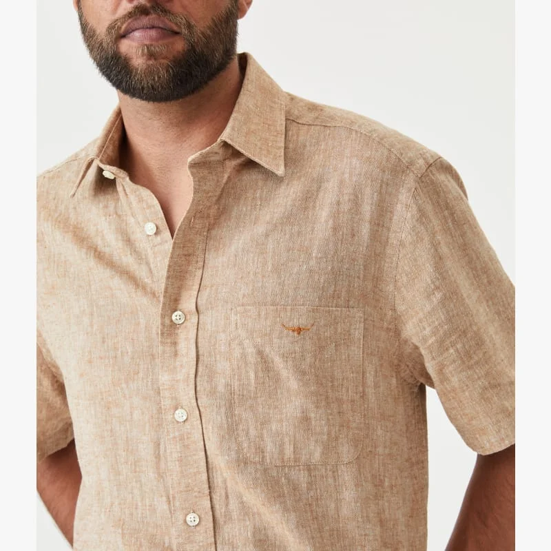 R.M.Williams - Hervey Shirt - Short Sleeve - Bronze