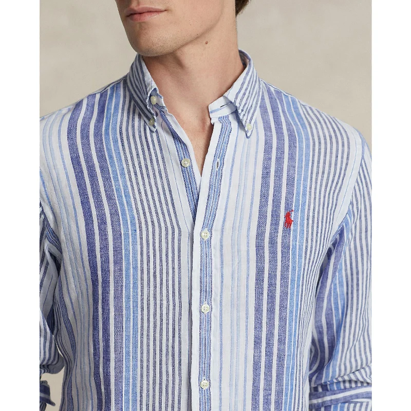 Polo Ralph Lauren - Linen Shirt - Stripe - Blue Multi