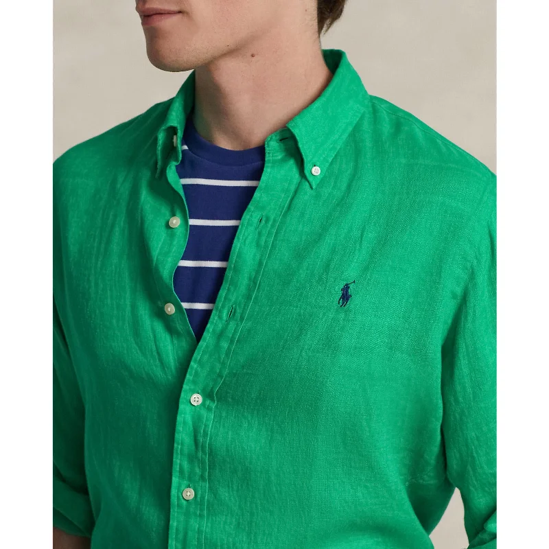 Polo Ralph Lauren - Linen Shirt - Grasshopper Green