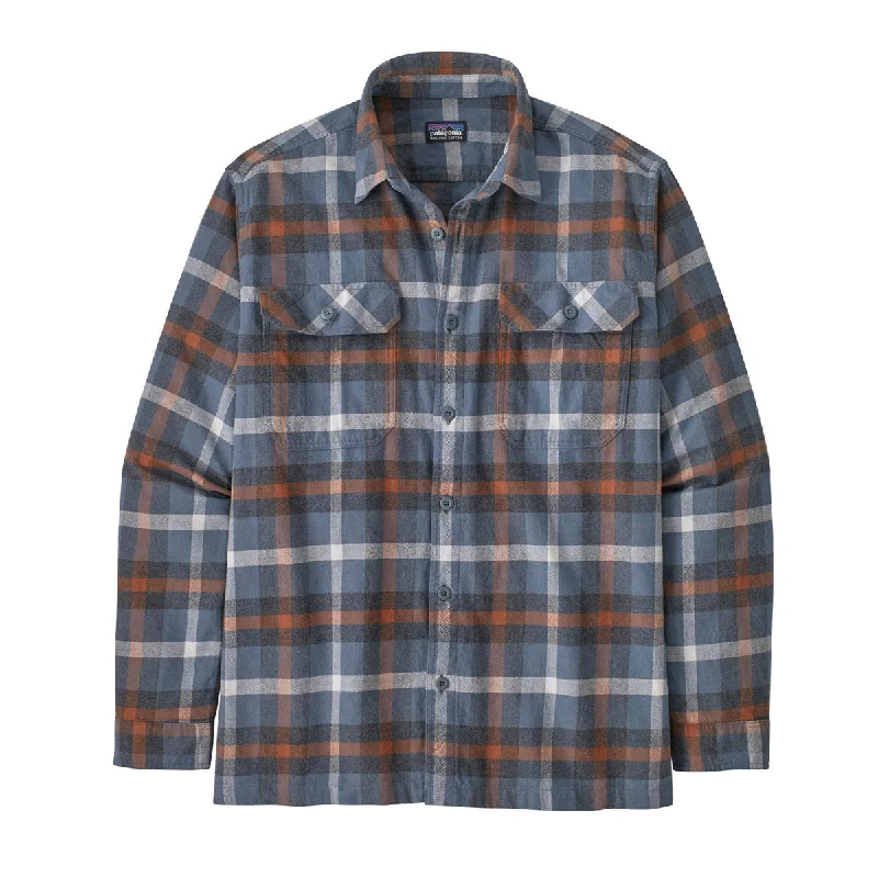 Men's Long-Sleeved Organic Cotton Midweight Fjord Flannel Shirt