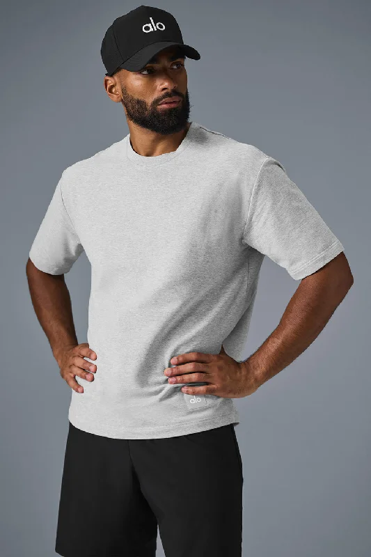 Double Take Short Sleeve - Athletic Heather Grey